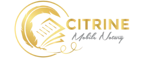 citrine mobile notary logo